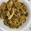mizumelo's cooksnap of when they made キャベツと長ネギの焼きうどん.