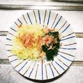 ぷっくりんご's cooksnap of when they made ほうれん草とキャベツのおひたし　ポン酢で.