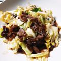 オアシス☆彡's cooksnap of when they made キャベツと牛肉のオイスターソース炒め.