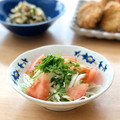 runa10's cooksnap of when they made 玉葱とトマトのさっぱり青じそ和え.