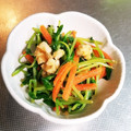 3shi1no0's cooksnap of when they made 簡単☆豆苗とくるみのオリーブ炒め.