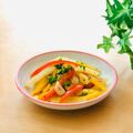runa10's cooksnap of when they made ヤーコンと彩りピーマンのシャキッと炒め.