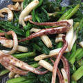 クックH64YNP☆'s cooksnap of when they made イカとほうれん草のバター醤油いため.