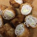 youすずニャン's cooksnap of when they made 豚薄切り肉とキャベツでロールトンカツ.