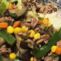 お弁当JD's cooksnap of when they made 茄子とピーマン、ひき肉の辛みそ炒め.