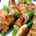 クック6MZL7P☆'s cooksnap of when they made スナップえんどうの肉巻き.
