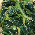 私は苺大福's cooksnap of when they made 簡単☆ほうれん草のナムル.