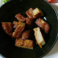 りぃちゃんだよ♪'s cooksnap of when they made お弁当に！さつま揚げの生姜焼き♪.