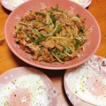 kayokopon☆'s cooksnap of when they made 豚肉、ピーマンのモヤシ炒め　とろみ付け.