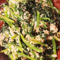 そんなあほな～～～～'s cooksnap of when they made 無限系！ツナと法蓮草のゴマヨポンサラダ.