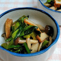 umemodoki's cooksnap of when they made 青梗菜とさつま揚げのオイスター炒め.