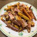 ビキナーもんちゃん's cooksnap of when they made さつまいもベーコン.
