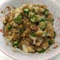 ビキナーもんちゃん's cooksnap of when they made オクラとなめこのおろしポン酢和え☆.