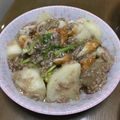 ビキナーもんちゃん's cooksnap of when they made 簡単♪カブのそぼろ煮.