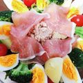 ♡mio1216♡'s cooksnap of when they made クリーミードレッシングで♪ニース風サラダ.