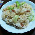 ちゅーりっぷママ☆'s cooksnap of when they made ベーコンとレタスの炊飯器ピラフ.