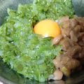 あかぷり's cooksnap of when they made 春の味♪生めかぶで作るめかぶ納豆丼.