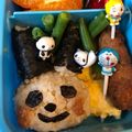 すみすみん's cooksnap of when they made 初心者でも簡単♪パンダキャラ弁.