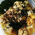 ふぁんたにゃん's cooksnap of when they made 残った肉豆腐の卵とじ.