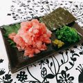 Satoco❋'s cooksnap of when they made まぐろのたたき 漬物と一緒に♪柚子胡椒で.