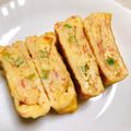 おかぶ〜ま's cooksnap of when they made 中はフンワリ、表面キレイ系たまご焼き♡.
