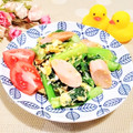 ももちゃんのれしぴ's cooksnap of when they made 魚肉ソーセージと小松菜のたまご炒め♪.