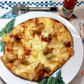 horseland's cooksnap of when they made トマト煮で簡単☆リメイクピザ.