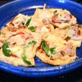 主婦おくさん's cooksnap of when they made 簡単！油揚げのピザでダイエット！.