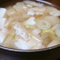 ﾋﾟﾛﾐ♡'s cooksnap of when they made 豆腐のみぞれ味噌汁♪大根おろしを入れて♪.