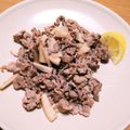 GPZ900R1's cooksnap of when they made エリンギと牛肉コマの炒め物.