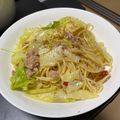 J_son's cooksnap of when they made たっぷりキャベツのきゃべツナパスタ♪.