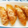 むちむちむー's cooksnap of when they made 餃子の皮で作るミニブリトー風ウィンナー♡.