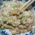 ようちろん's cooksnap of when they made たくあん納豆☆.