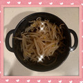 ☆hironon☆'s cooksnap of when they made 【超簡単】もやしのめんつゆ煮.