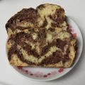 aty55's cooksnap of when they made バナナ＆ココア☆マーブルパウンドケーキ.