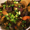 moe1983's cooksnap of when they made 鶏肉とさつま芋と人参の煮物.