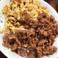 とむ子。's cooksnap of when they made 合挽き肉のそぼろ丼.