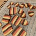 aaikoo's cooksnap of when they made 苺＆ココアのストライプクッキー.