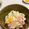 ちょんこ's cooksnap of when they made もちもち♪手延べふしめんのサラダ.