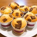 ruribass's cooksnap of when they made HMで出来るチョコチップカップケーキ.