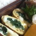 百合プ's cooksnap of when they made ホウレン草in卵焼き！お弁当にも♡.