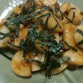 つまみ喰い's cooksnap of when they made 長芋としめじの醤油バター☆.