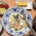 福たろう's cooksnap of when they made 鶏肉団子と白菜のクリーム煮.