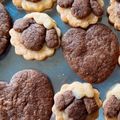 ちひろんどん。's cooksnap of when they made ビニール袋で作るひつじのショーンクッキー.