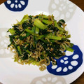 ゆきぷよたん's cooksnap of when they made 5分で簡単！小松菜とじゃこのおかか和え.