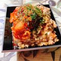 のんべぇヒロ's cooksnap of when they made イソフラボンたっぷり♡キムチ納豆冷や奴.