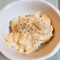 stella＊'s cooksnap of when they made 電子レンジで★ジャガボナーラ！.