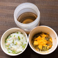 sAix59's cooksnap of when they made 離乳食中期 *ささみとオクラのおかゆ*.