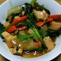 ゆか☆猫's cooksnap of when they made 小松菜と鳥の炒め物.