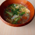 クックODBSJ9☆'s cooksnap of when they made なめこと長ネギのかきたまスープ.